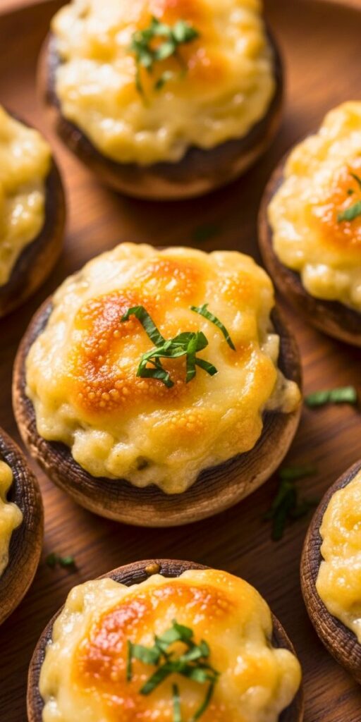 Keto Cheese Stuffed Mushrooms