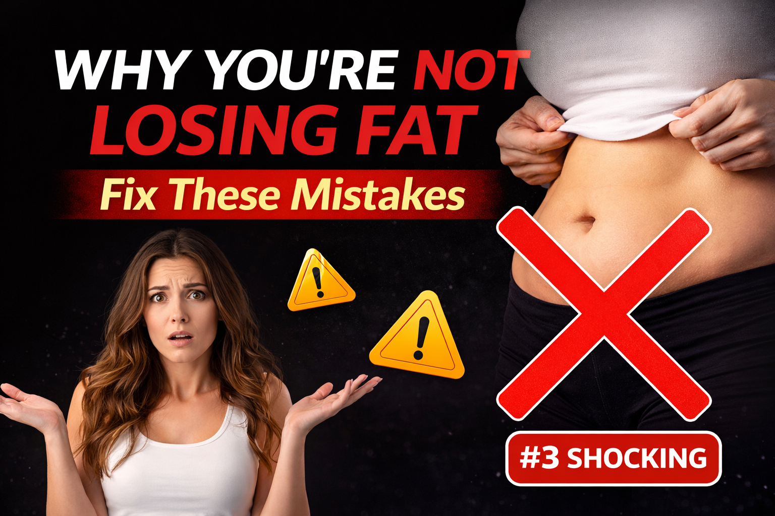 Why You’re Not Losing Belly Fat (Women USA) – 9 Mistakes That Are Blocking Your Weight Loss