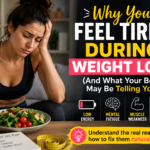 woman feeling tired during weight loss