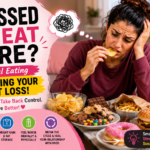 woman stress eating during weight loss