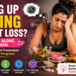 woman feeling frustrated during weight loss