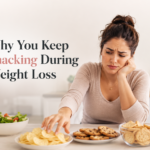 woman struggling with snacking during weight loss