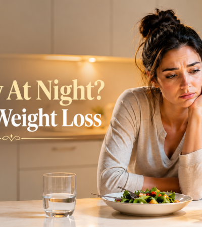 woman feeling hungry at night during weight loss