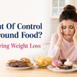 woman feeling out of control around food during weight loss