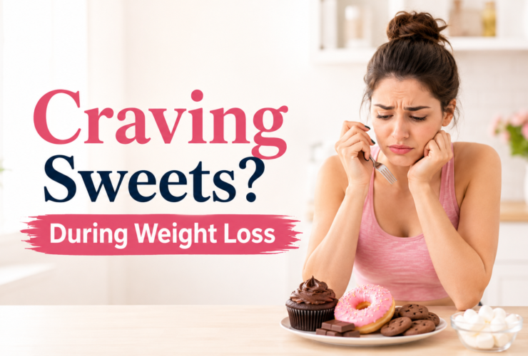 woman craving sweets during weight loss
