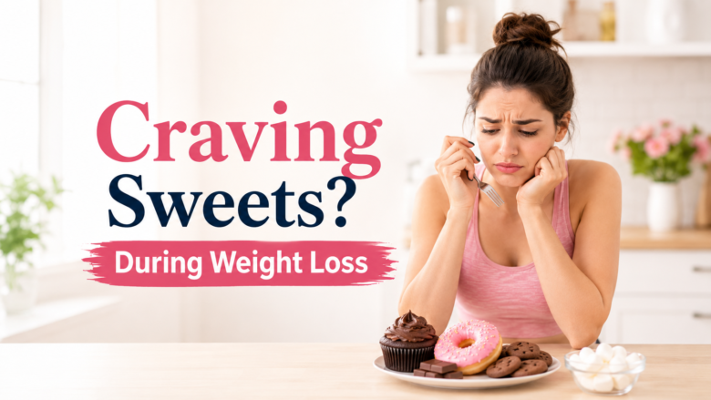 woman craving sweets during weight loss