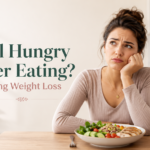 woman feeling hungry even after eating enough during weight loss