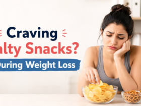 woman craving salty snacks during weight loss