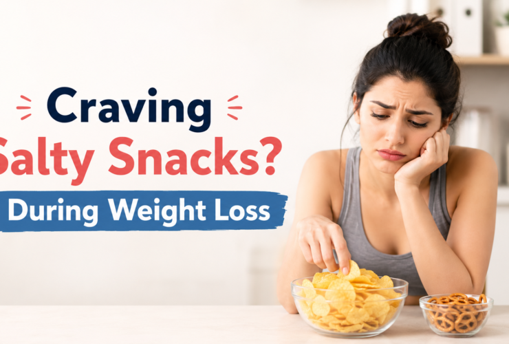 woman craving salty snacks during weight loss